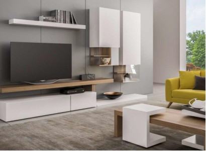 White Wall Unit Furniture Modern Wall Cabinets Wall Shelves TV Lowboard Sideboard